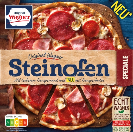 Nestlé Wagner überarbeitet Steinofen-Pizza-Range -